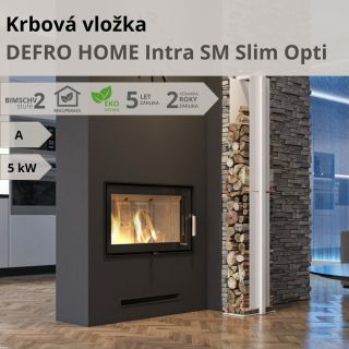 🔥 Styl, výkon a úspora místa – to je DEFRO HOME Intra SM Slim Opti! 🔥 Hledáte elegantní krbovou vložku vhodnou i pro...
