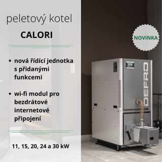 🔥 Peletový kotel CALORI už všichni dobře znáte – kompaktní, vhodný pro menší kotelny, s vysokou účinností a efektivním...